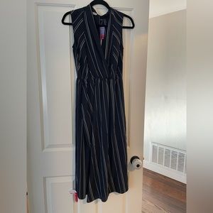 Navy and white striped Vince dress. Brand new never worn. tags still on.